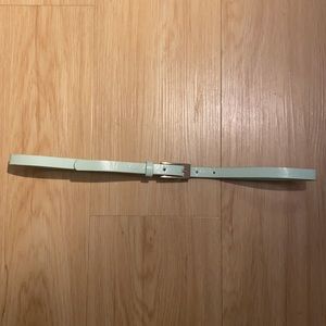 Mint green belt